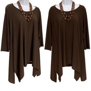 AVITAL Flowy Trapeze Top Size XL